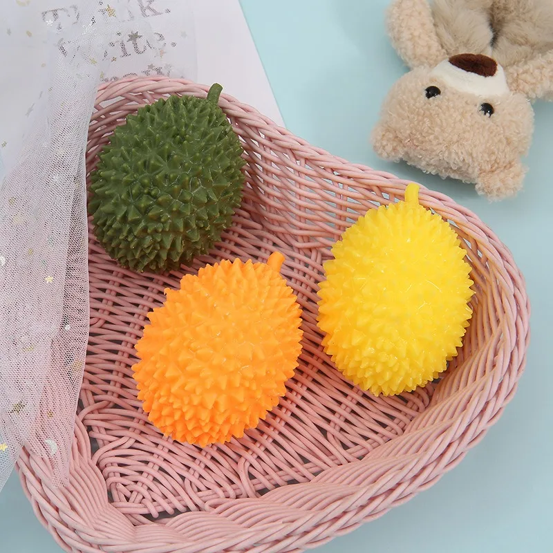 

Creative Soft Durian Anti Stress Ball Stress Reliever Toys for Children Antistress Cute Fruit Decompression Toys for Kids&Adults