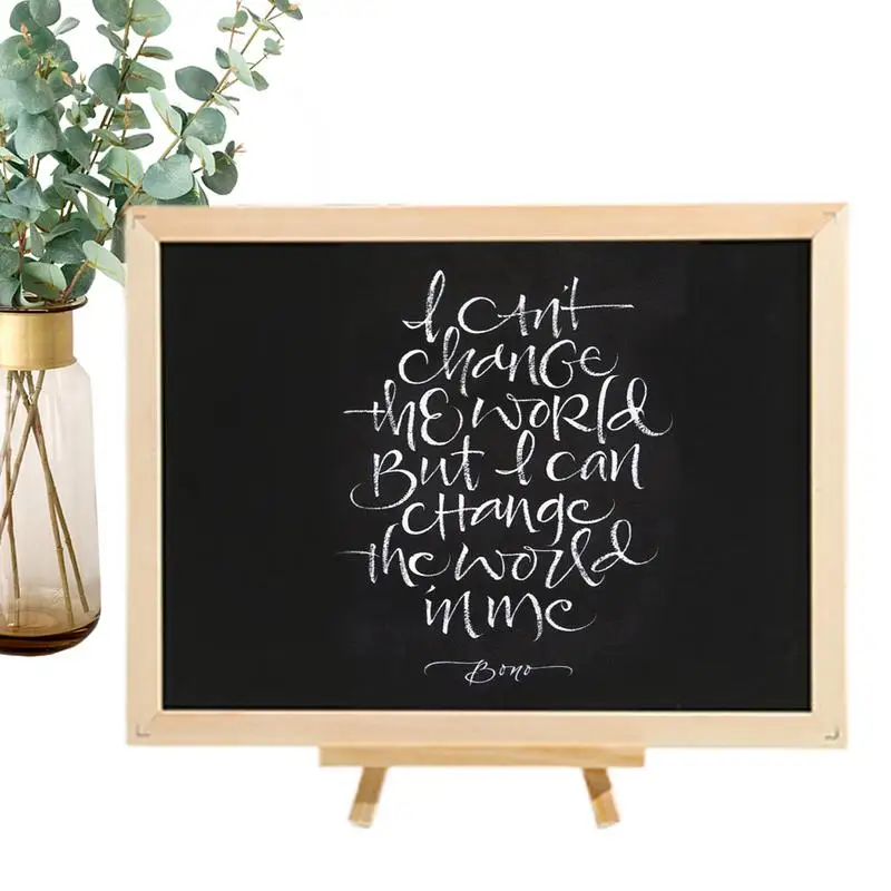 

Writing Message Board Store Chalkboard Sign Double-Sided Magnetic Blackboard Chalkboard Signs With Stand For Wedding Party For