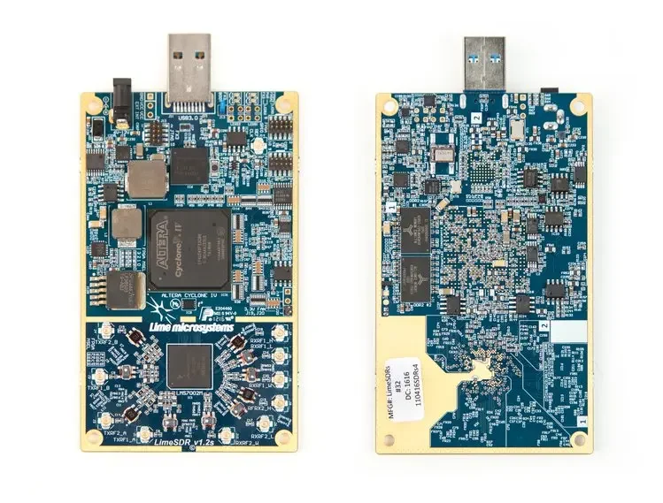 LimeSDR USB Type-A Sends Wireless Data, and the CPU Processes the Received signal