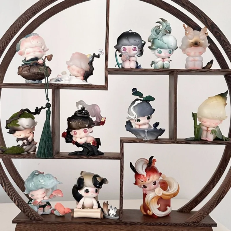 

Hot Dimoo Story In Cup Series Action Doll Toy Blind Box Cute Doll Fashion Series Desktop Decoration Surprise Gift