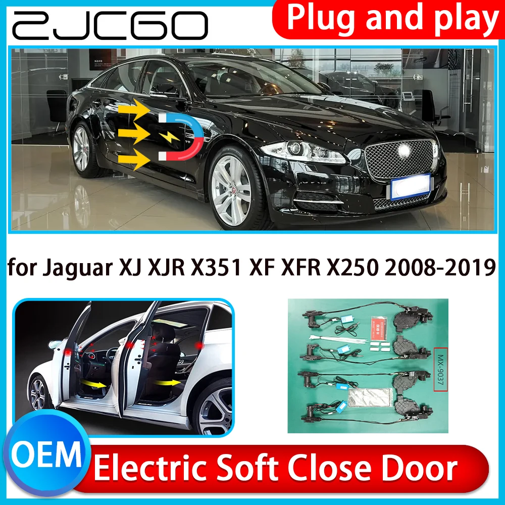 

for Jaguar XJ XJR X351 XF XFR X250 2008-2019 Auto Pull Car Soft Close Kit Door Power Latch Electric Door Catch Soft Closing