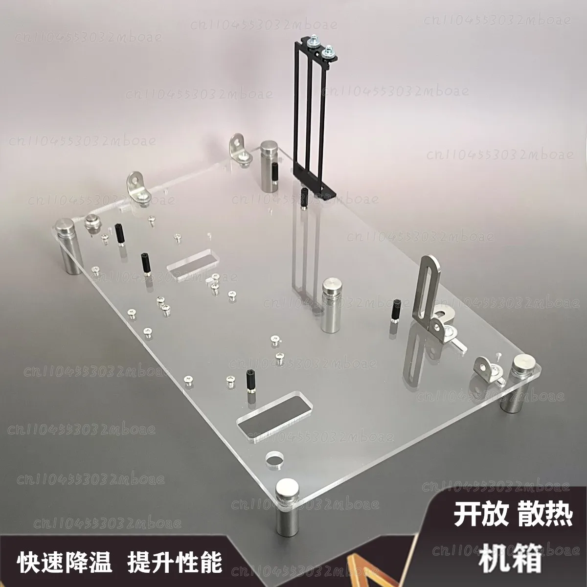 Open Air PC Case Transparent Acrylic Board ITX MATX X99 Motherboard Simple DIY Desktop Computer Chassis