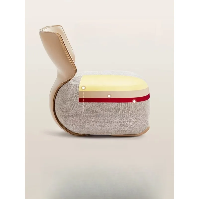 

Single Cream Wind Lazy Sofa Furniture Small Chairs Living Room Balcony Leisure