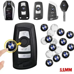 11/14Mm Aluminium Auto Afstandsbediening Sleutelsticker Embleem Auto Accessoires Voor Bmw Prestaties F30 F10 E90 F20 E46 E46 E60 E70 E39 E36 E87 E92