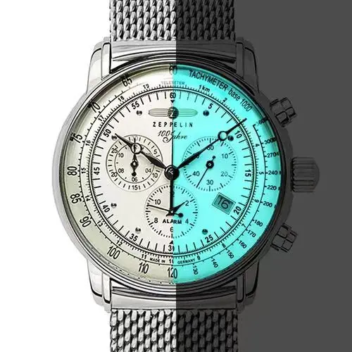 Zep business hot sale men's 40mm three-eye full-function quartz watch