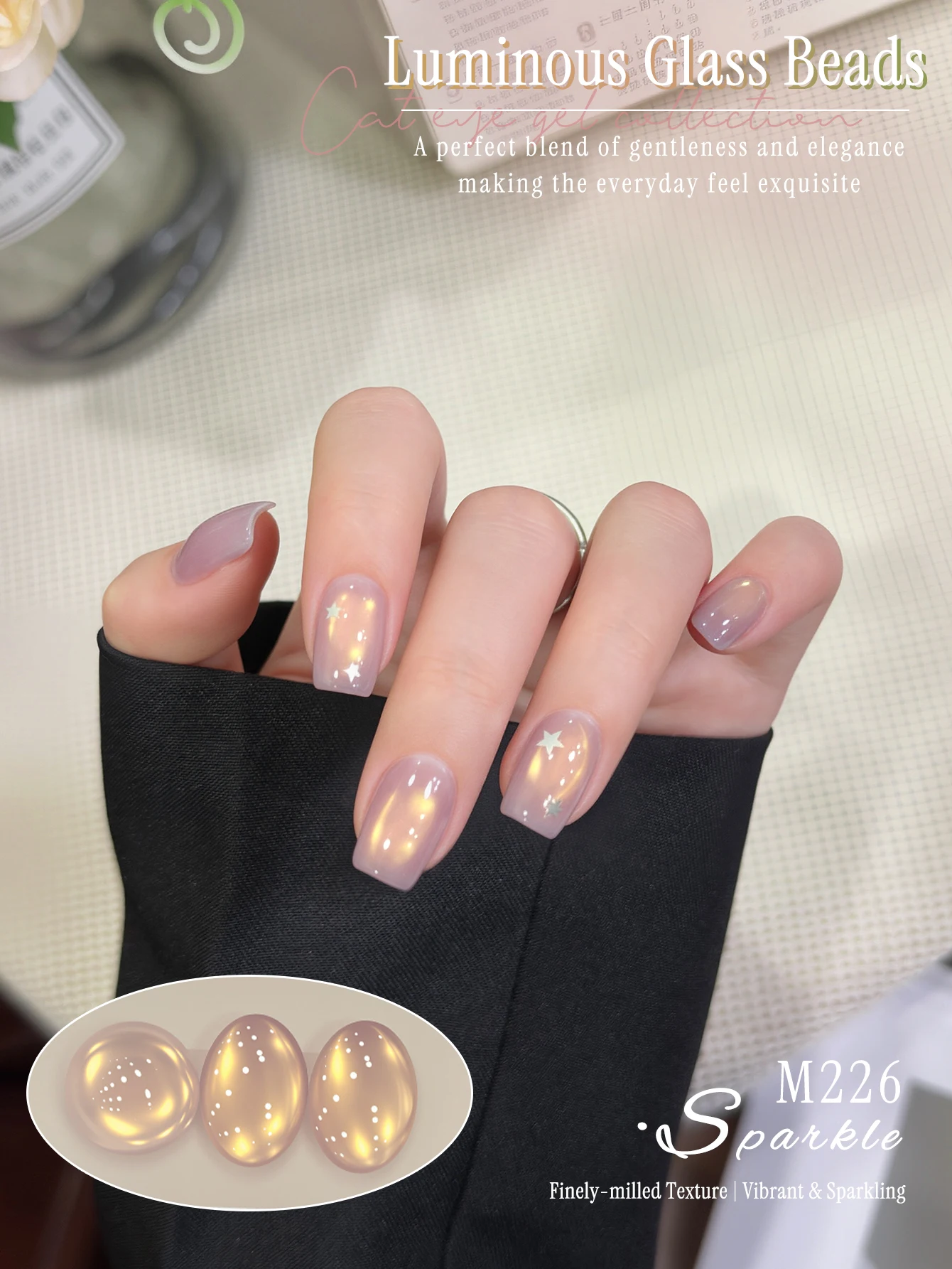 1 stks Paarse Gouden Reflecter - Nail Art Violet recensie en prijs