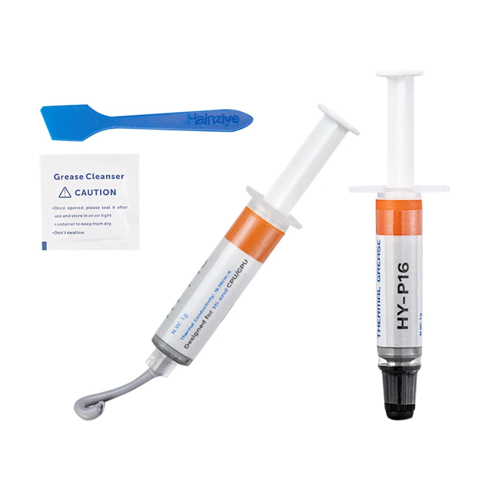HY P16 pasta termiczna Chipset Chipset masa silikonowa mieszanina do radiatora tynku 16 W/m-k 1g