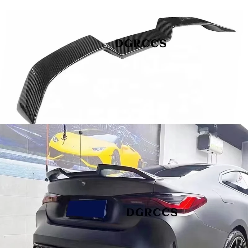 

For BMW BMW M3 M4 G80 G82 Double Door Coupe V Style Carbon Fiber Spoiler Luggage Wing Tail