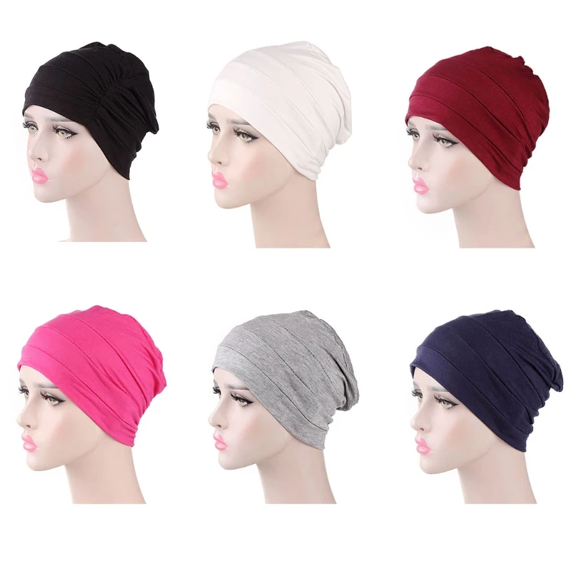 652F 2018 New Cotton Unisex for Cancer Hair Loss Sleeping Chemotherapy Hat