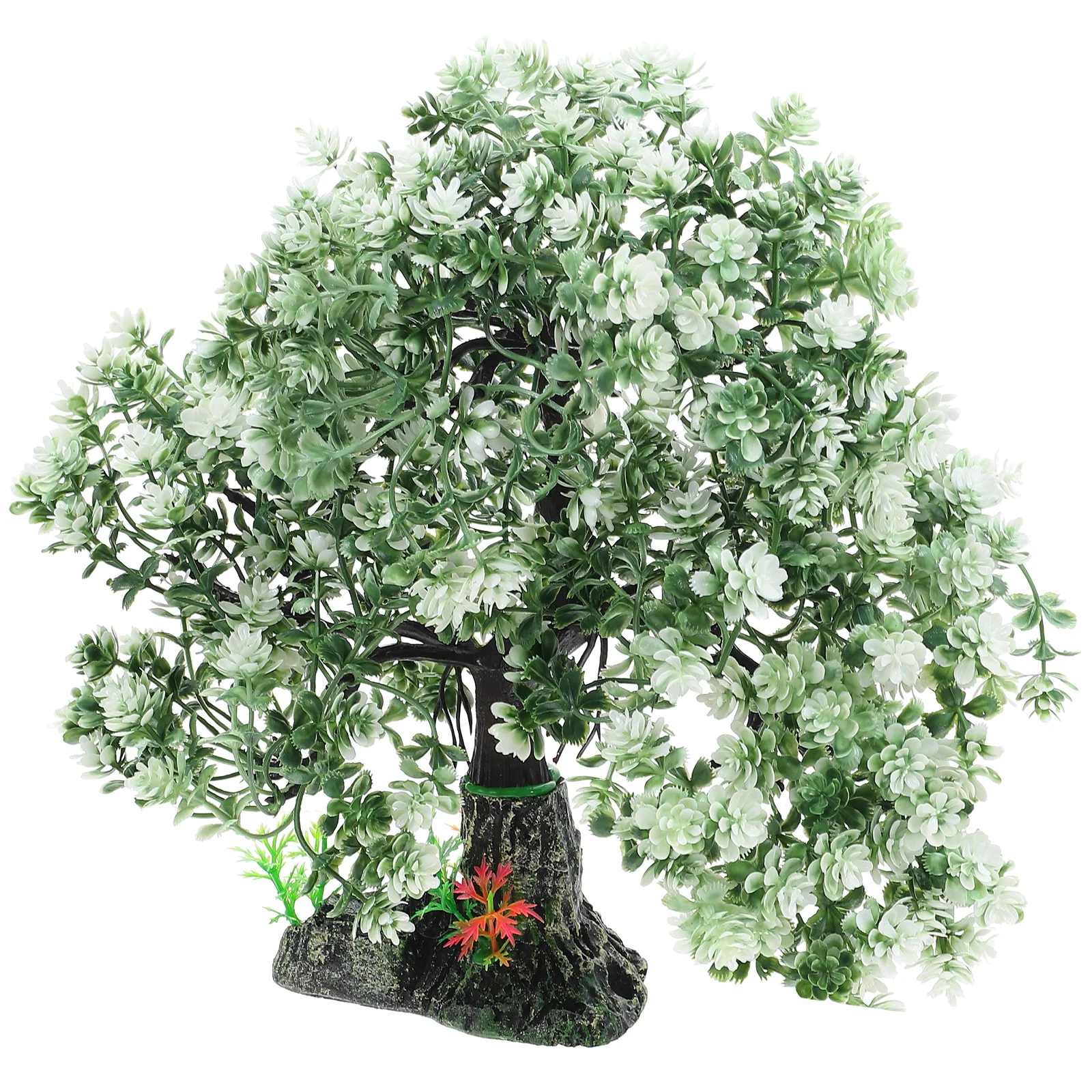

Simulated Water Grass Rockery Decoration Plants Fake Bonsai Aquarium Trees Resin Craft Fish Tank Decor Accessories Pet Supplies