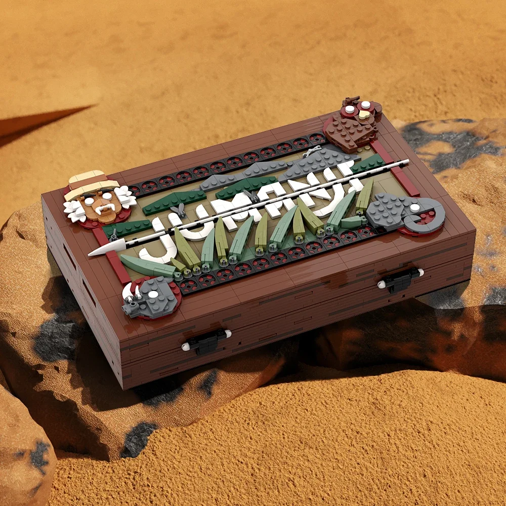 Gobricks MOC Jumanji Brettspiel Ziegel Magnetisches Schachmodell Jumanji Deluxe Spiel Baustein Spielzeug Geschenk Verbesserte Version