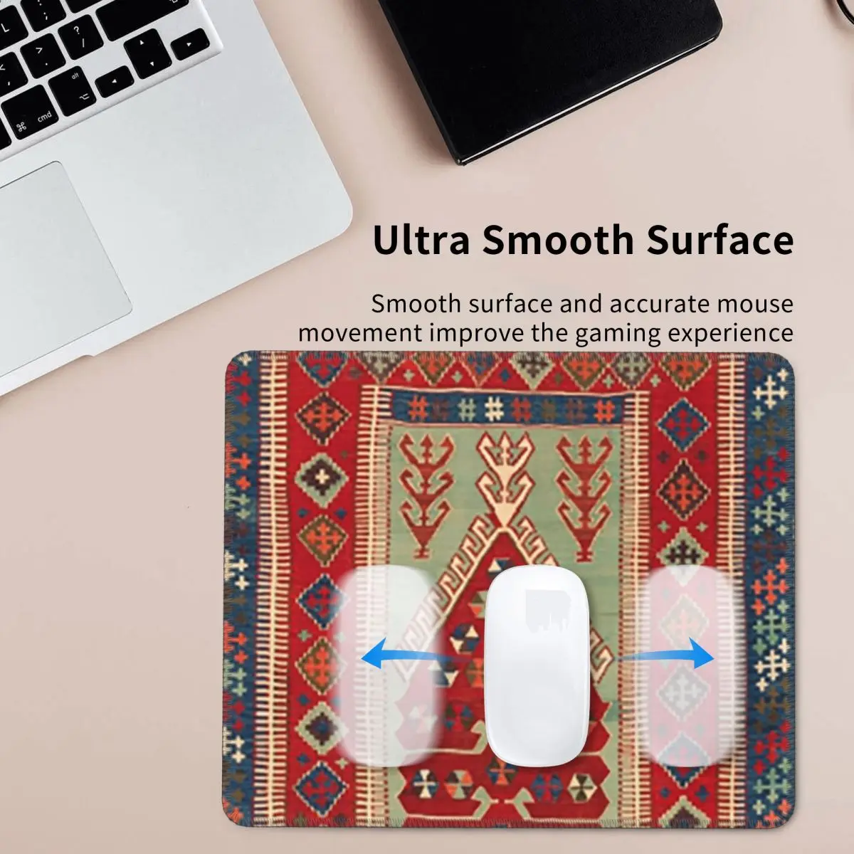 

Антикварный турецкий ковер с принтом Kilim, коврик для мыши, компьютерная клавиатура, коврик для мыши, игровой коврик для ноутбука, офисные аксессуары, настольные коврики