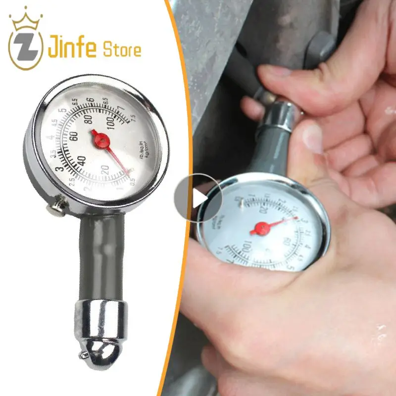 Car Tire Pressure Gauge Tyre Deflation Pointer Auto Tire Inflation Pressure Gauge Measurements High Precision Meter Detector