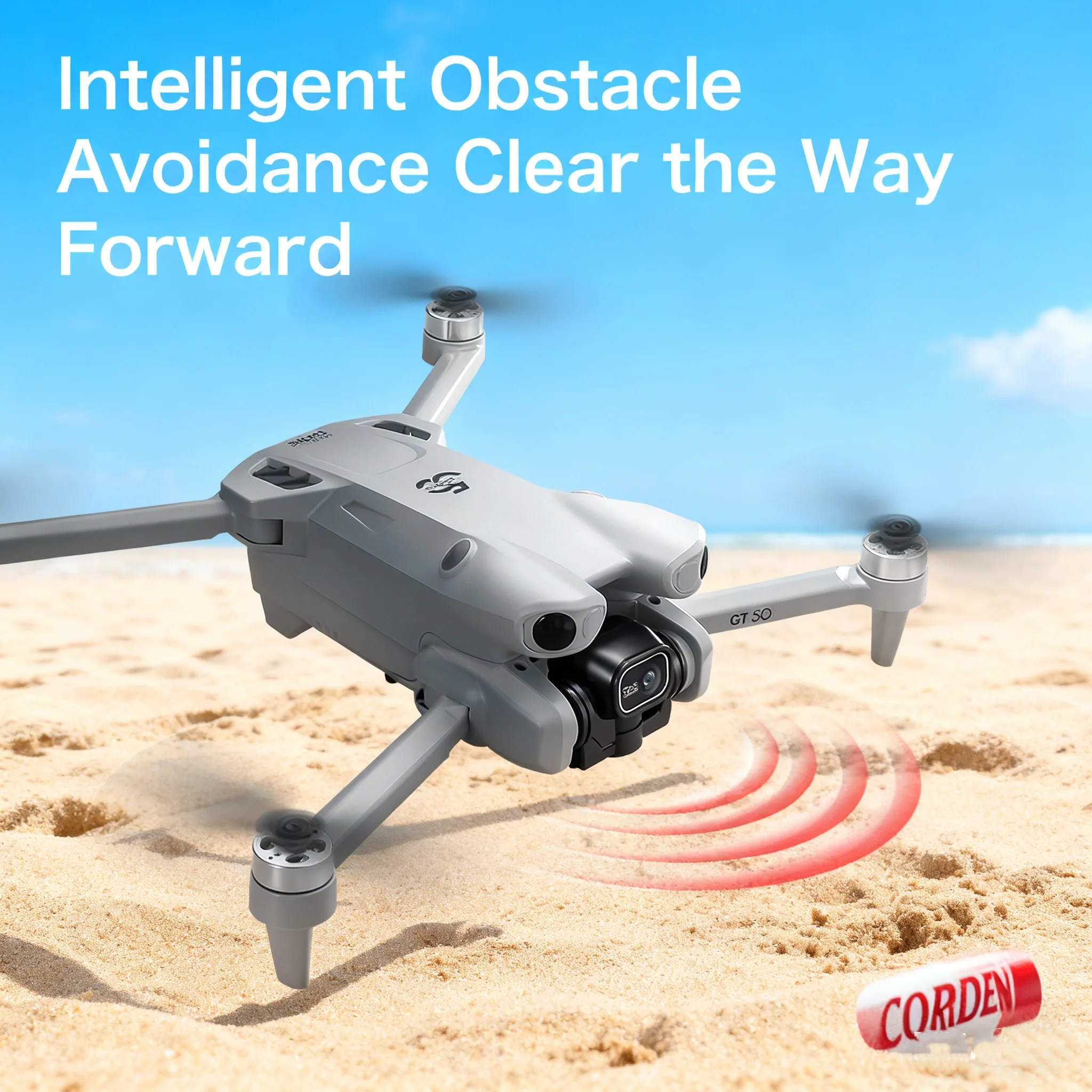 2026 جديد GT50 ماكس الطائرة بدون طيار 8K HD 6 "تحكم في الشاشة 30 دقيقة بطارية وضع مقطوعة الرأس هليكوبتر 360 ° لعبة فليب كوادكوبتر ميني بدون طيار للأطفال #6