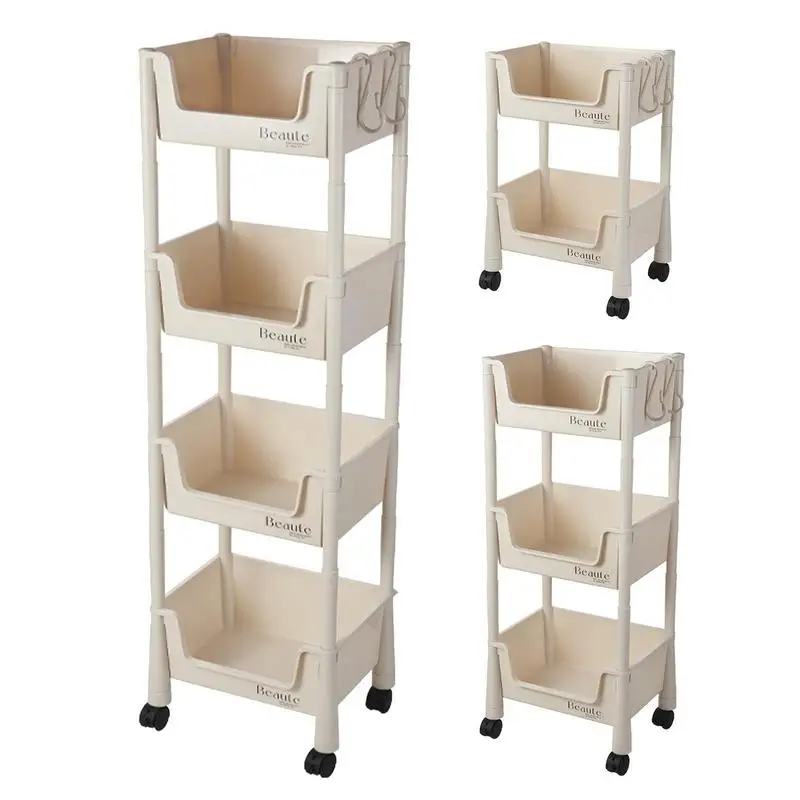 

Rolling Storage Cart And Organizer Snack Cart With Wheel Snack Cart For Bedroom Multi Storey Snack Storage Rack Home Accessories