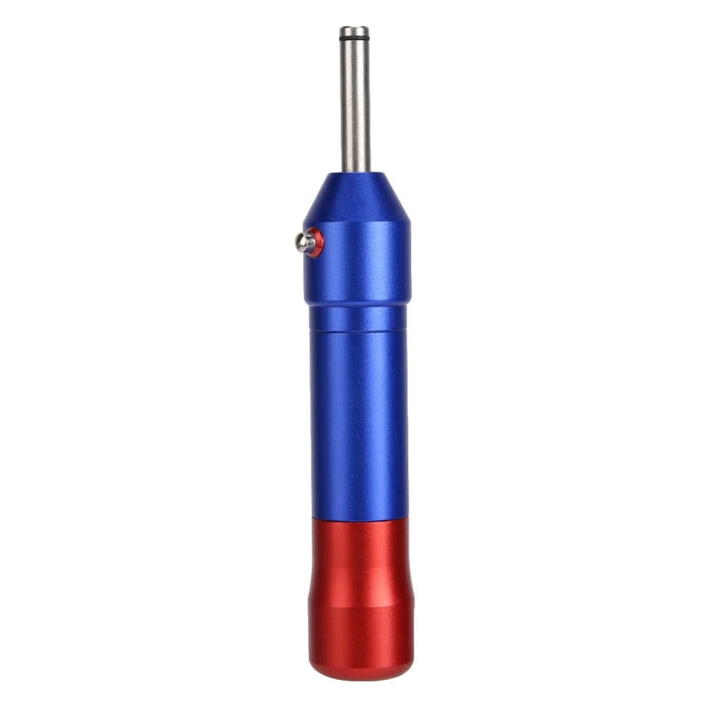 Blue + Red Elastic Watch Case Pry Tool Aluminum Handle, Steel Blade 15.5*6.6cm Watch Back Opener Watch Rear Cover Pry Tool