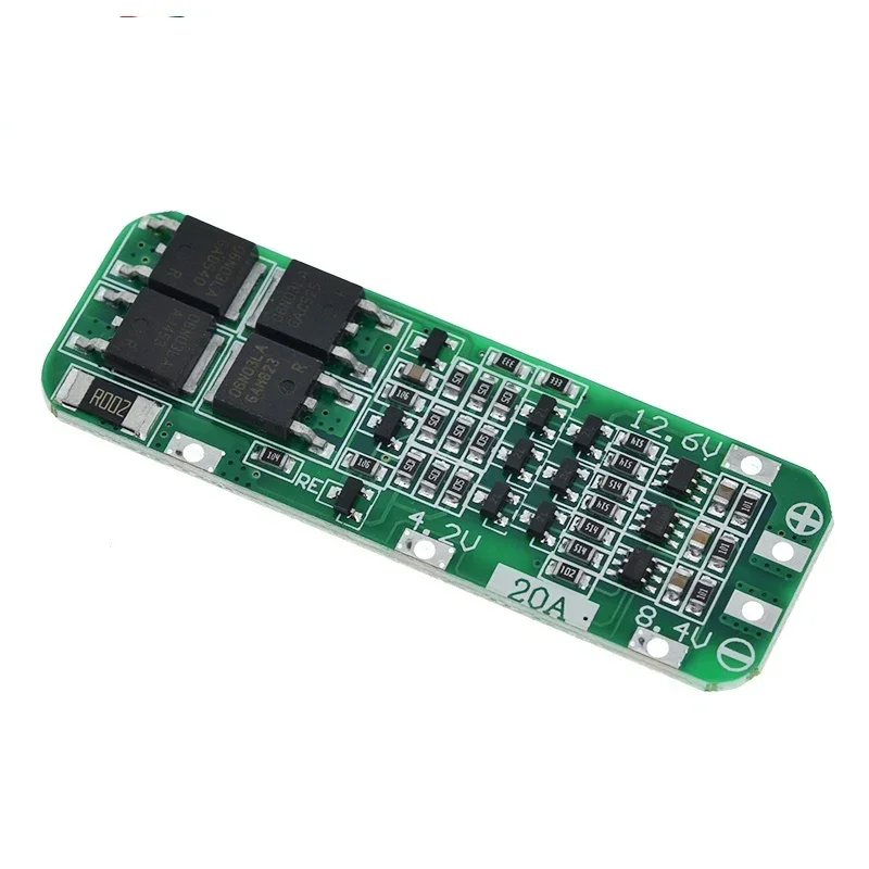 1/10PCS 3S 20A Li-ion Lithium Battery 18650 Charger PCB BMS Protection Board For Drill Motor 12.6V Lipo Cell Module 64x20x3.4mm