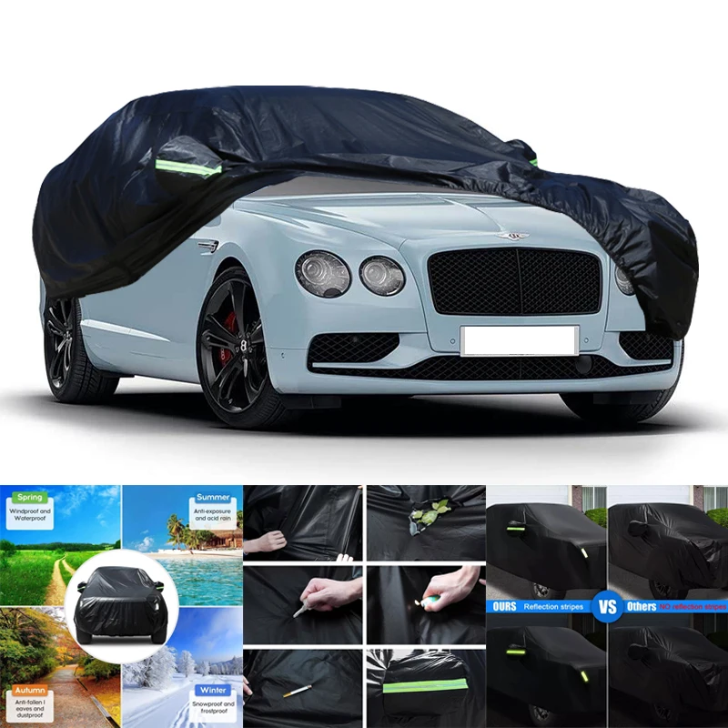 

For Bentley Flying Spur All-Weather Car Covers 6-in-1 Waterproof Dustproof UV Proof Snowproof Scratch Resistant Protection