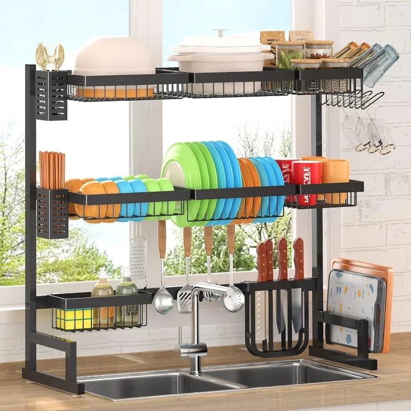 Over Sink Dish Drying Rack (34