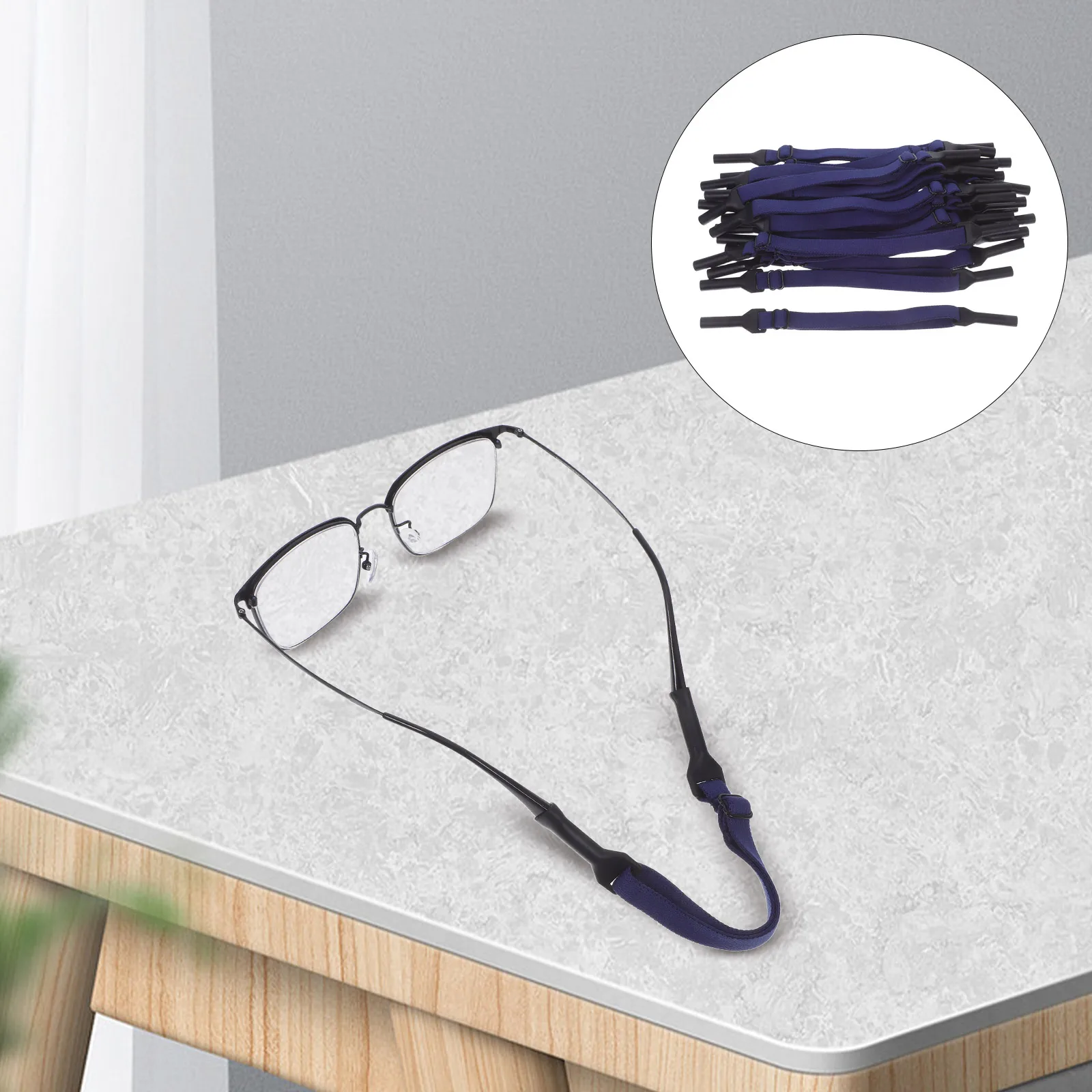 

20pcs Glasses Lanyard Men Women Elastic Adjustable Sunglass Strap Nylon Retainer Cord Secure Eyewear Chains Sports Glasses