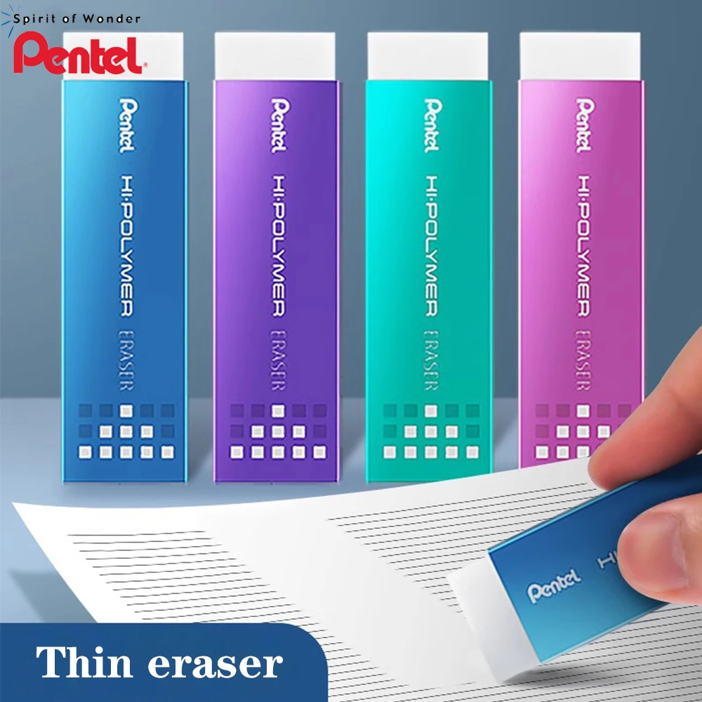 

Japan Pentel Thin Eraser Highlight Sketch Drawing Caricature Detail Modification EZEE02 Ultra Thin 4.5mm Art Supplies Stationery