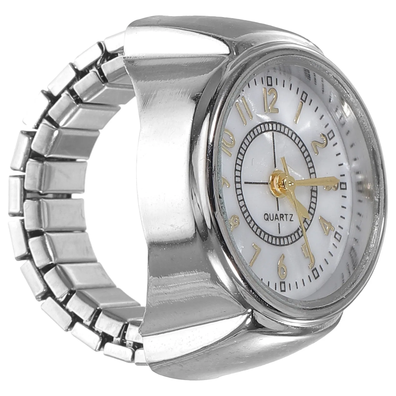 

1Pcs Fashion Ring Watch for Women Men Tiny Digital Finger Quartz Watch Brightens Your Look Convenient Time Check Without Phone