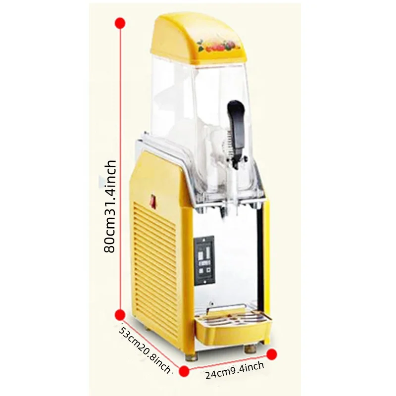 Commercial Snow Melting Machine/Ice slush machine Ice Slusher Cold Drink Dispenser Smoothie Machine