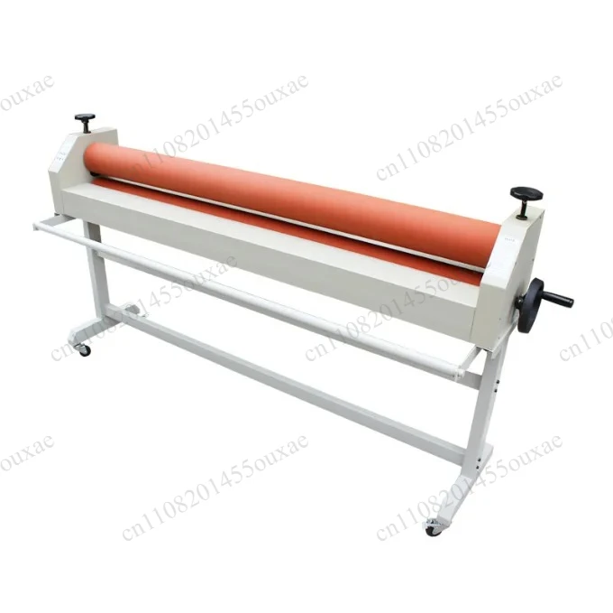 Manual Cold Laminator 1.3m 1.6m Hand Operated Laminating Machine Bubble-Free Lamination For Advertising Printing Material