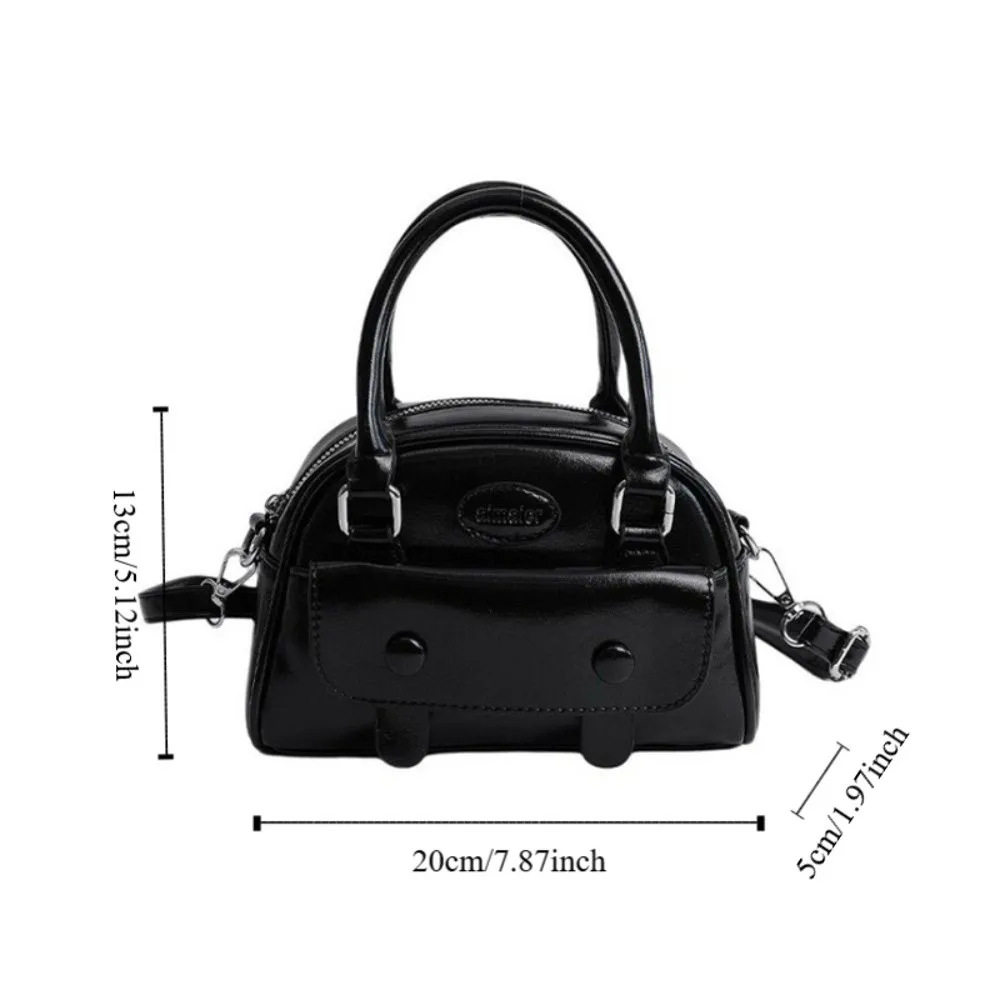 Borsa a tracolla Boston coreana alla moda Borsa sotto le ascelle da donna casual di lusso per pendolari Piccole borse in pelle PU