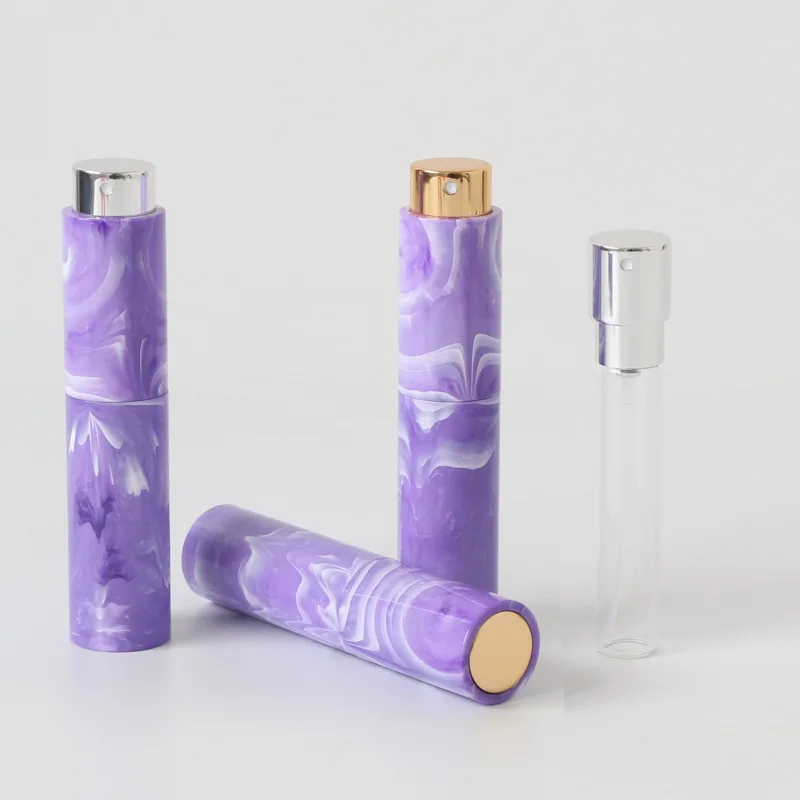 

10ML Marble Pattern Perfume Atomizer Bottle Portable Spray Bottle Refillable Travel Size Empty Perfume Sprayer Distributor 1PCS