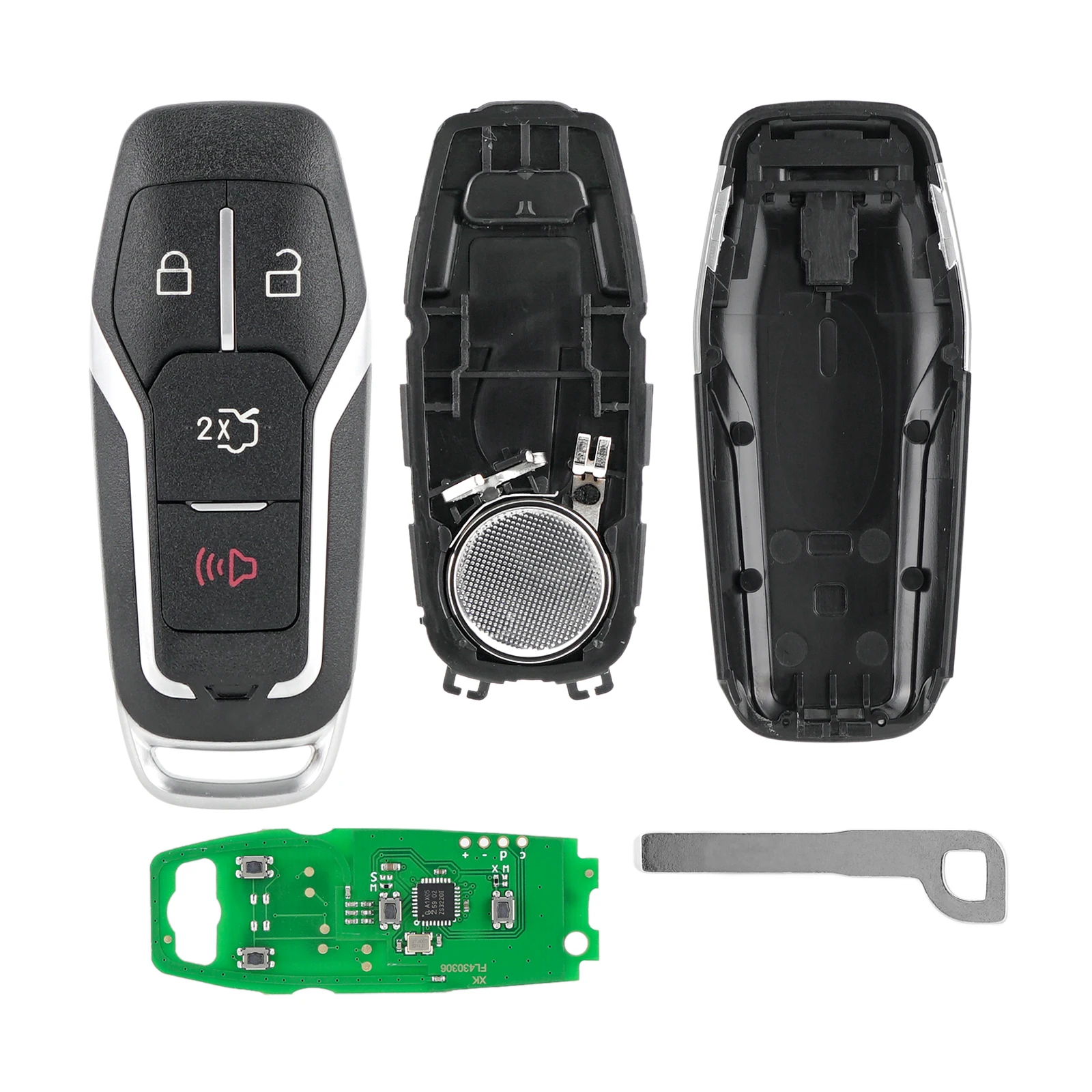 iCar 315MHz ID49 Chip Car Smart Key M3N-A2C31243800 Keyless Remote Fob For Ford Mustang Edge Fusion Explorer 2015 2016 2017