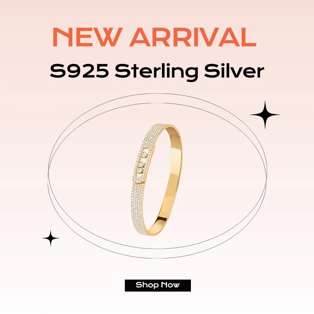 

Luxury Bracelets For Women S925 Sterling Silver Full Diamond Bracelet Official Website High Quality Gift