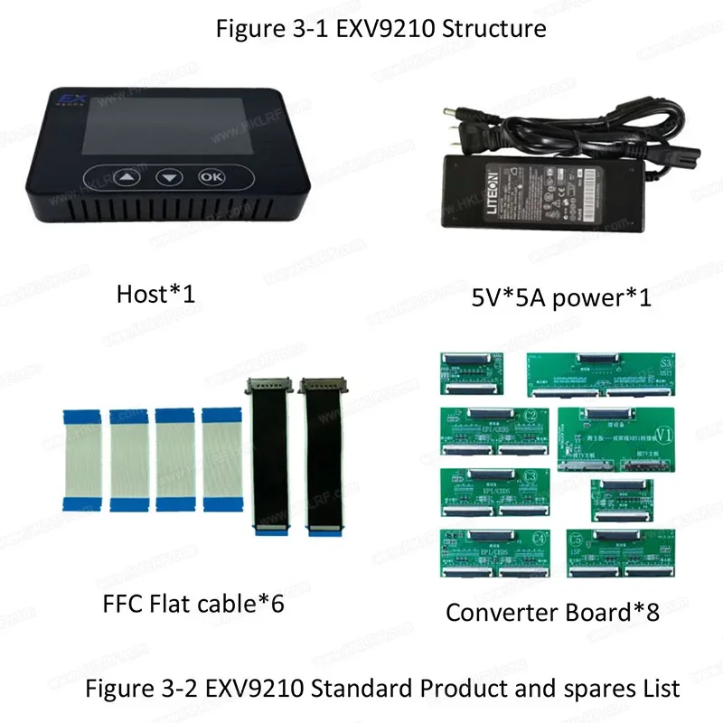 High Quality  lcd Display P2P Signal Converter EXV9210 for TV Motherboard  Repair Tester