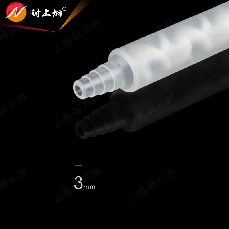 10PCS B Series Two Component Static Mixing Tube, 9.3-24 Section Step Nozzle For AB Glue