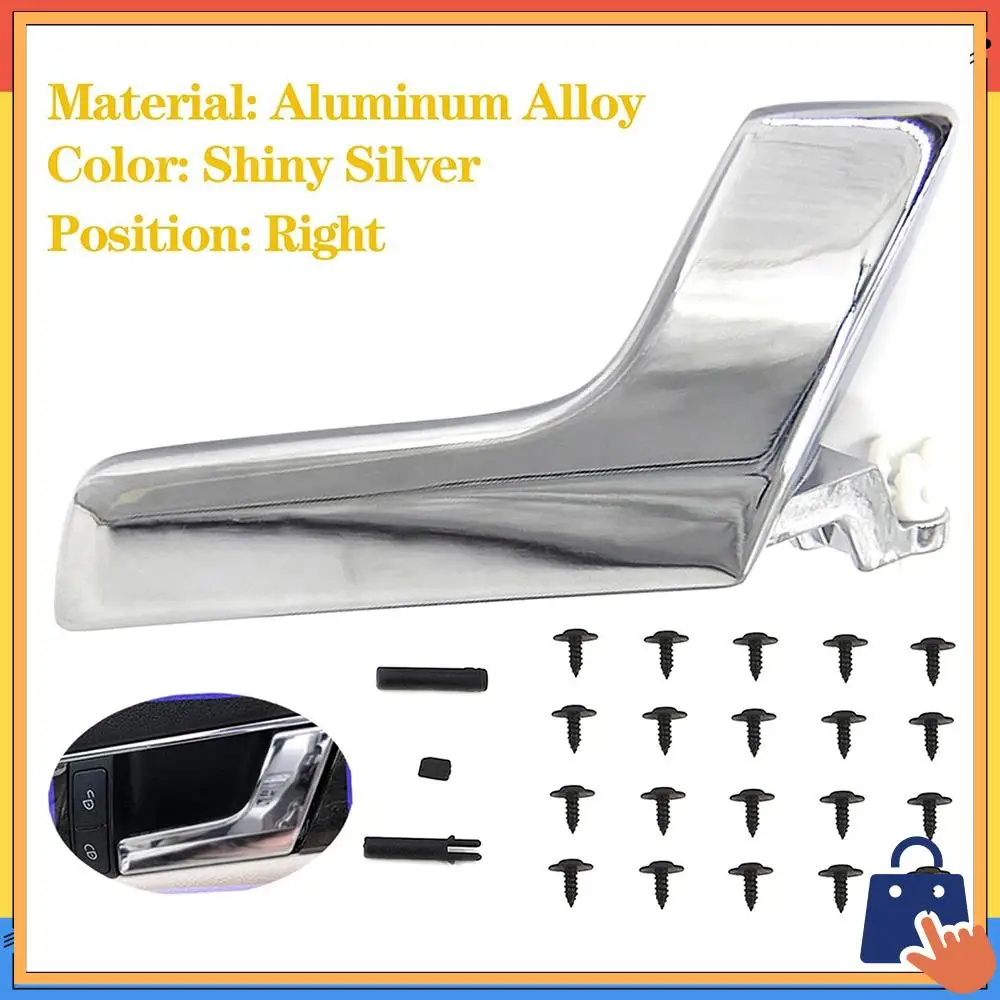 

Upgraded Interior Door Handle Repair Kit Right For Mercedes-Benz X204 GLK-Class W204 C-Class Plastic Shiny Silver 2047202663