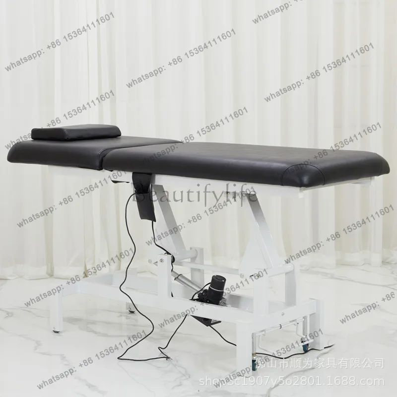 Factory Direct Sales Electric bed with wheel beauty salon special Chinese medicine massage eyelash bed 3