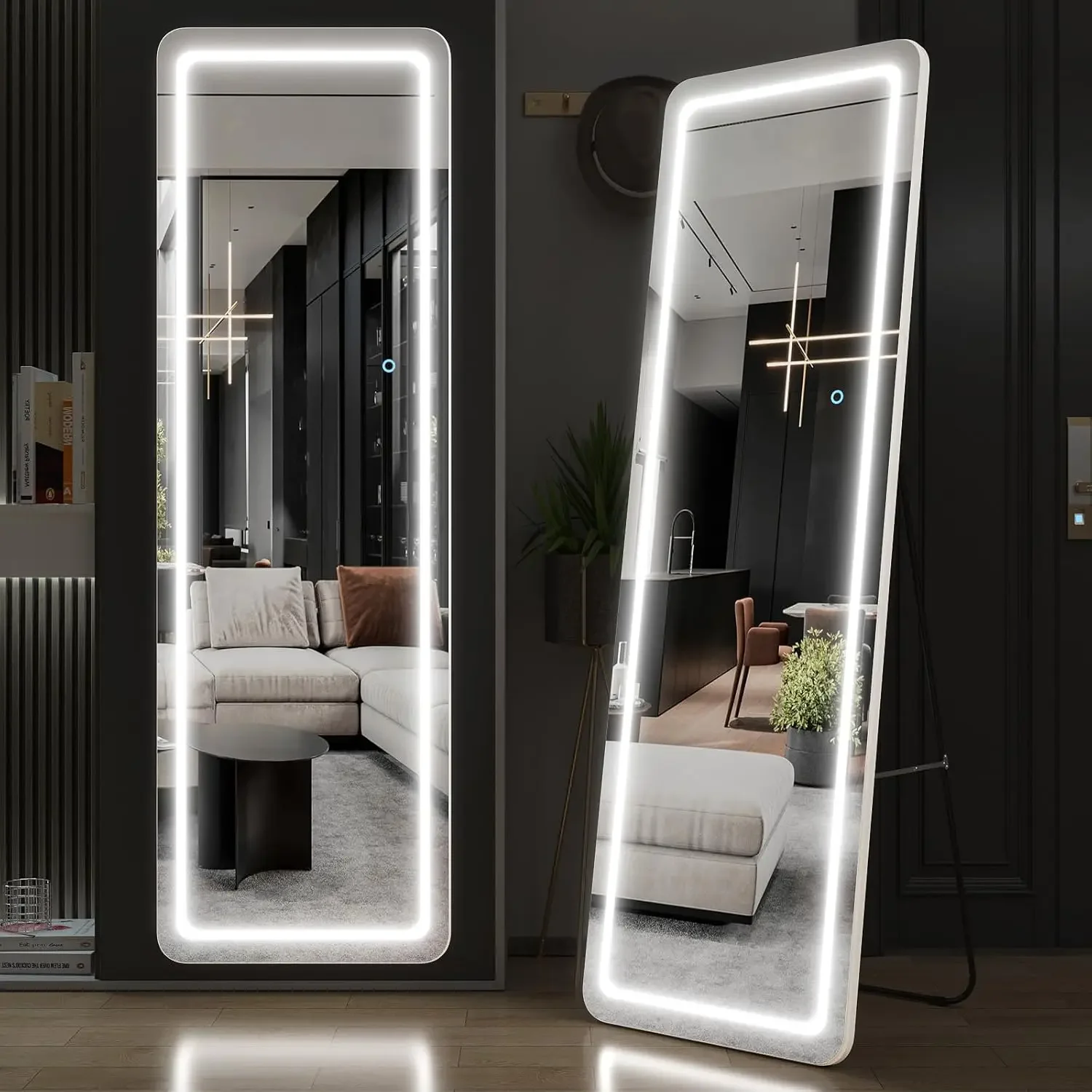 Full Length Mirror Lighted 63