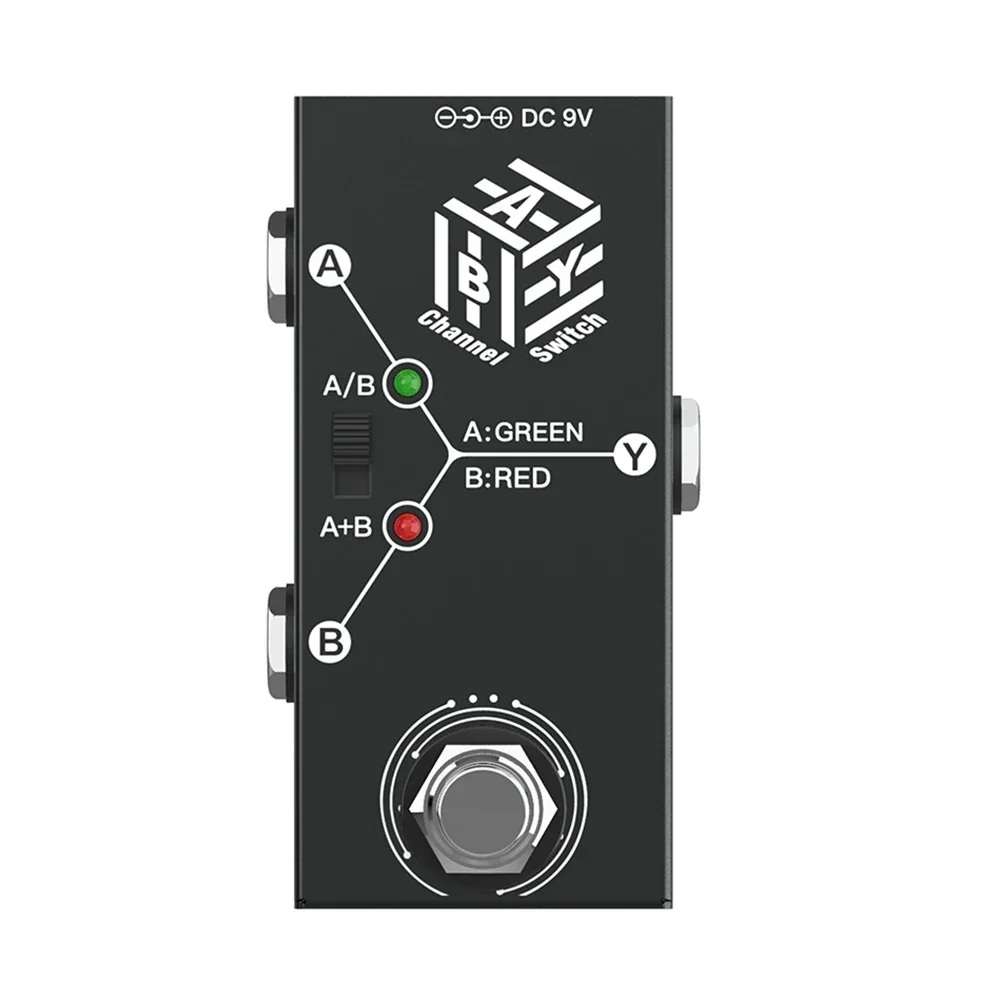 1pc Guitar Effect Pedal ABY Guitar Effect Pedal Bidirectional Circuit Processor Zinc Alloy For Electric Guitar 90x48.5x42MM