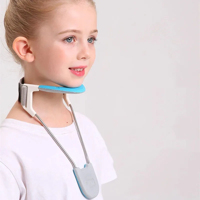 Protection Of Neck With Slim Neck Collar Household Cervical Collar Adult Children Forward Correction Hunchback Posture Orthotics