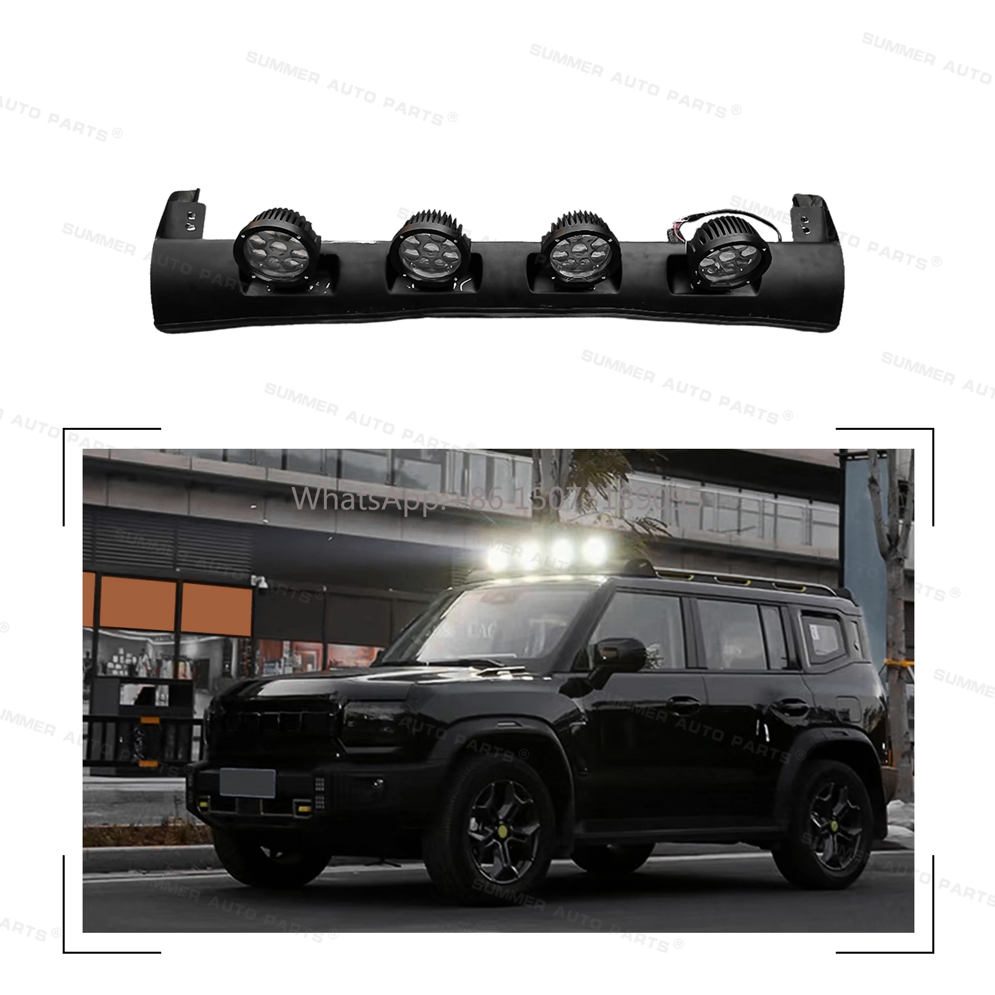 

Car Accessories Body Kit Front 4Lens Off-Road Led Top Pod Roof Light for Jetour T2 Traveler