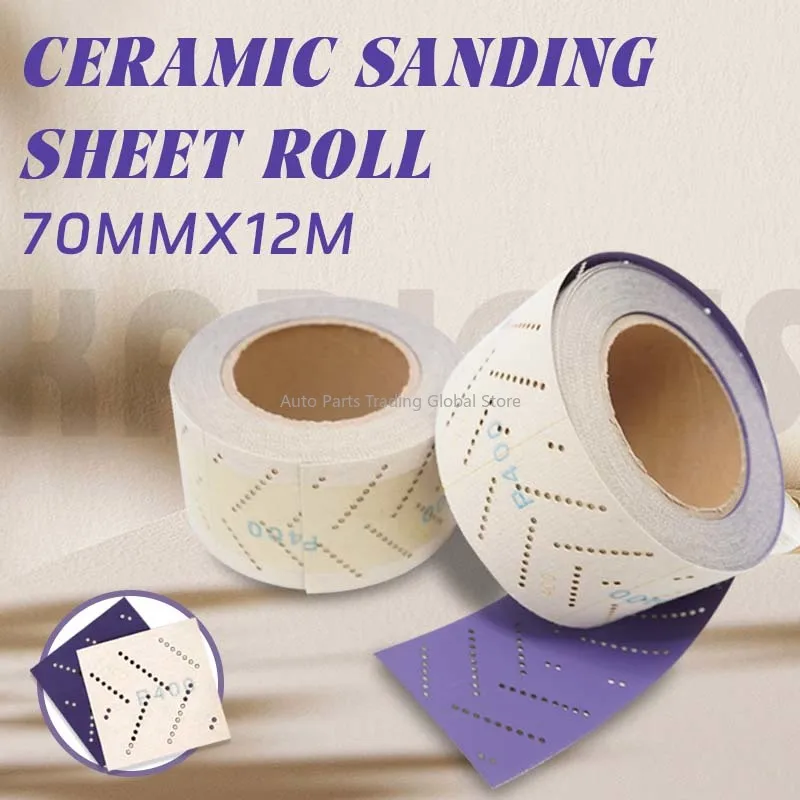 High Quality Ceramic Automotive Sandpaper Jumbo Rolls Customized Color OEM/ODM/OBM 13 Months Warranty For Sanding