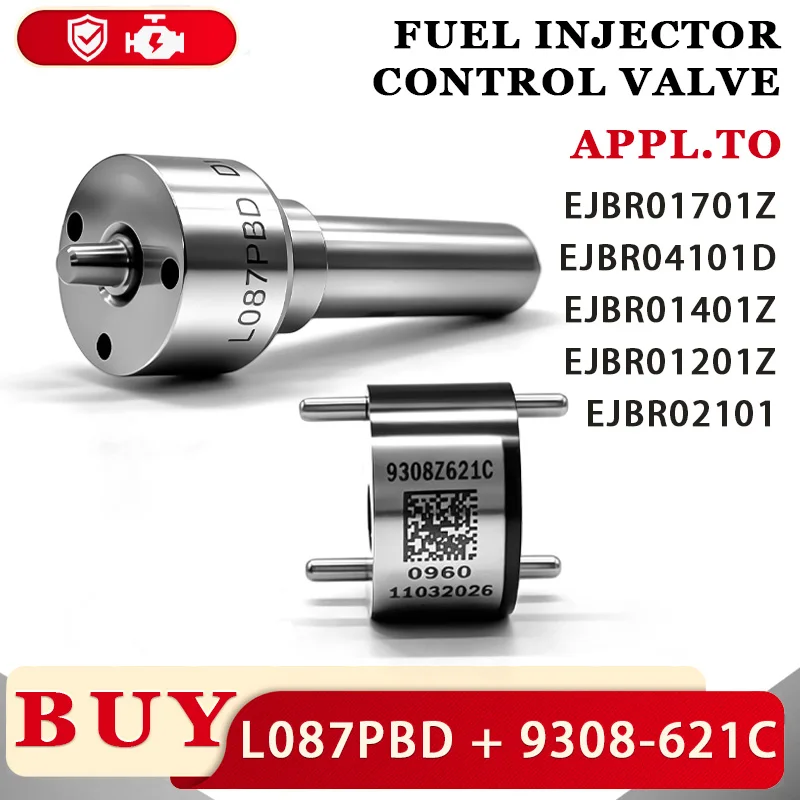 L087PBD+9308-621C Fuel Injector And Control Valve Combination Kit Fuel Injector Model: EJBR01701Z Suitable For Delphi LF3042