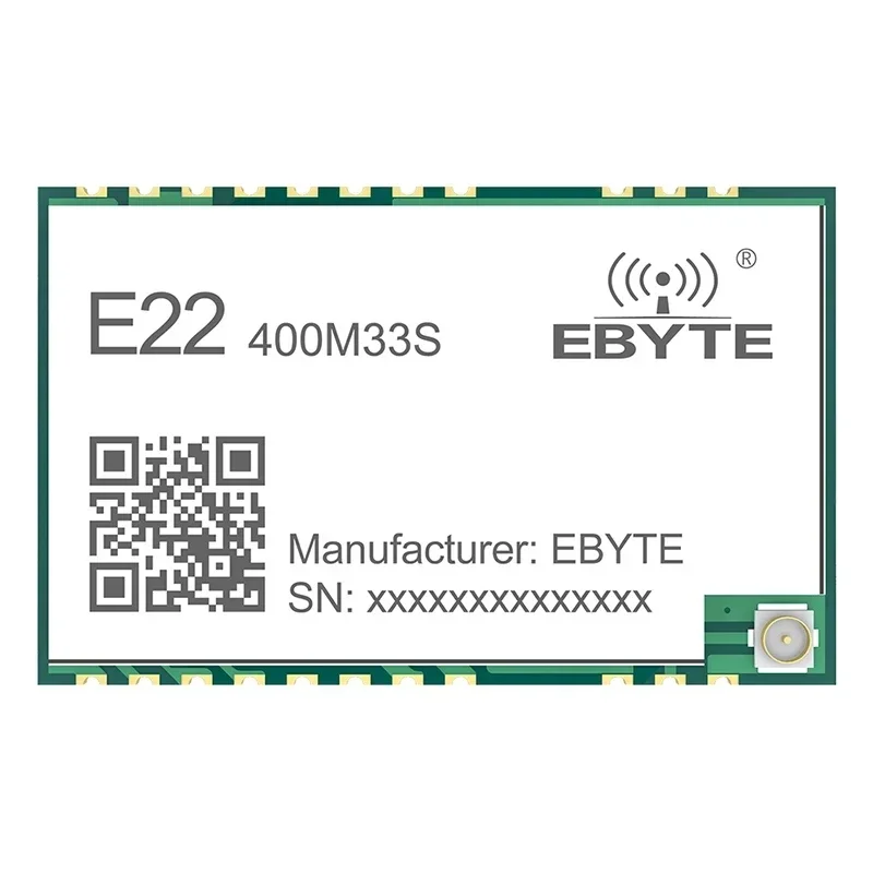 CDSENET SX1268 Беспроводной радиоприемопередатчик LoRa 433 МГц с TCXO для дальнего расстояния 16 км SMD IPEX/паста для штамповки