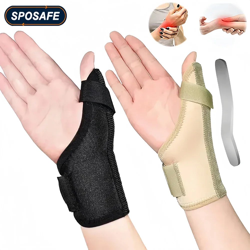 

1Pcs Trigger Thumb Splint Thumb Spica Support Brace Stabilizer for Pain,Sprains,Arthritis,Tendonitis for Right Hand or Left Hand