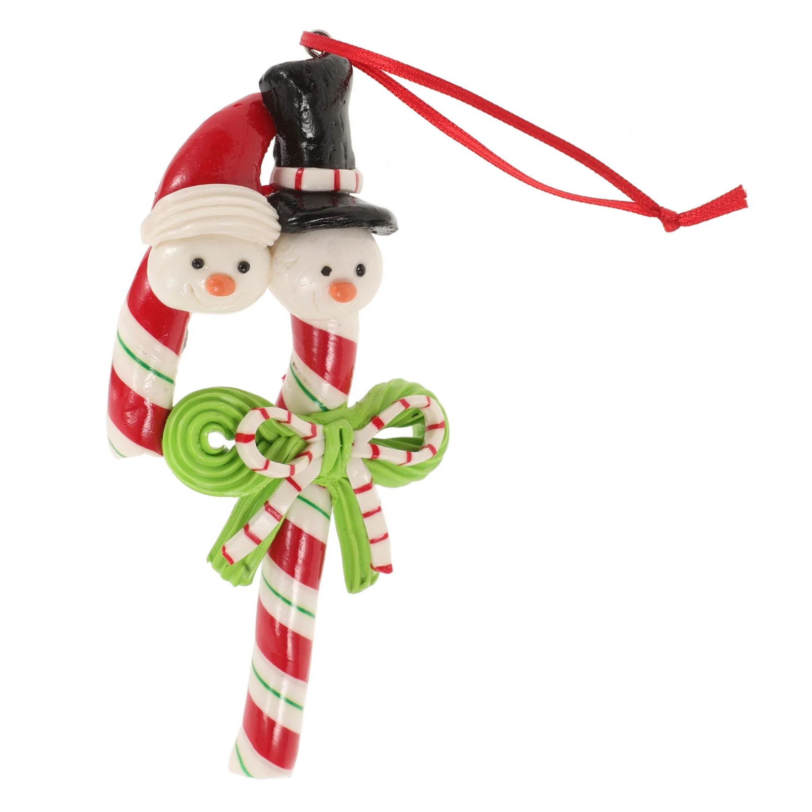 

Christmas Snowman Candy Cane Pendant Hanging Ornament Creative Xmas Tree Decor Party Decoration Festive Prop Pendant Hanging