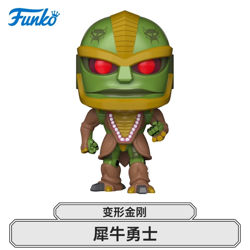 FUNKO POP Beast Wars: Transformers – Rhinox، Megatron، Optimus Prime Anime Desktop Decoration Ornament Model Toys قابلة للجمع
