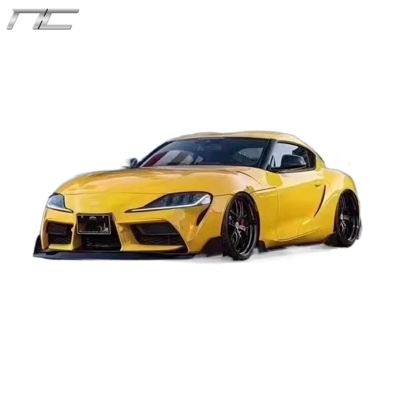 AG style Carbon Fiber Full Body kit Front lip Side skirts Rear diffuser Spoiler For 2019~2020 Toyota Supra A90