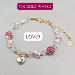 Lovers Album Friendship Bracelet : 14K Golden-Plated and Adjustable for Eras Tour Merch