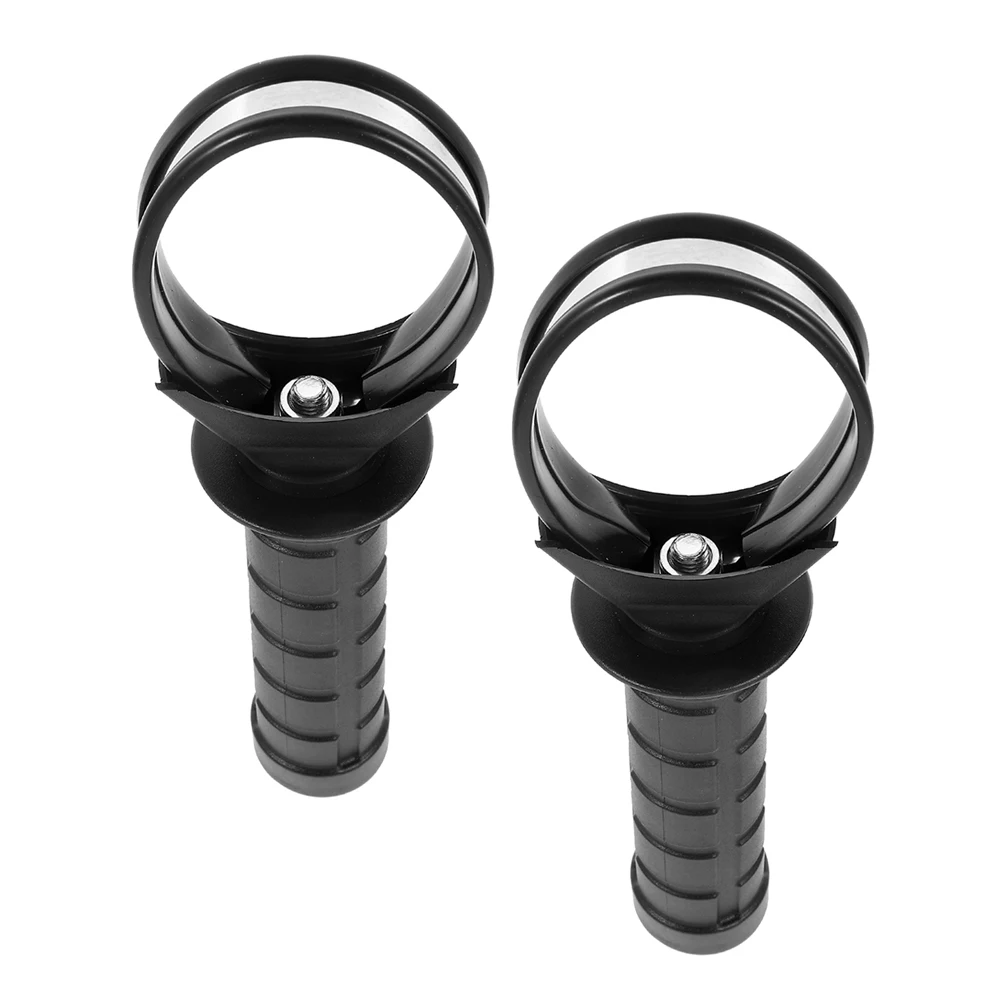 

2pcs Wrist Strengthener Ball Handle Ergonomic Grip Dual Hand Training Lightweight Portable For Gyro Ball Accessories