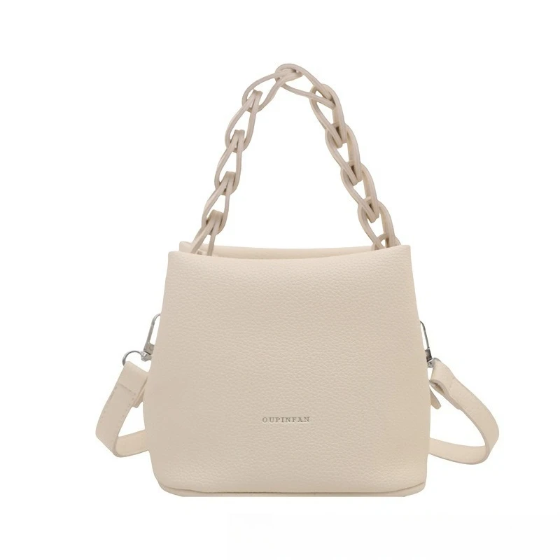 

Women's Convertible Bucket Crossbody Bag Top Handle Small Solid Minimalist Summer Vacation Beach Outing
